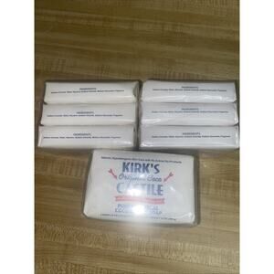 9 Bars (3 Sets Of 3) KIRK’S Original Coco Castile Botanical Coconut Oil Bar Soap